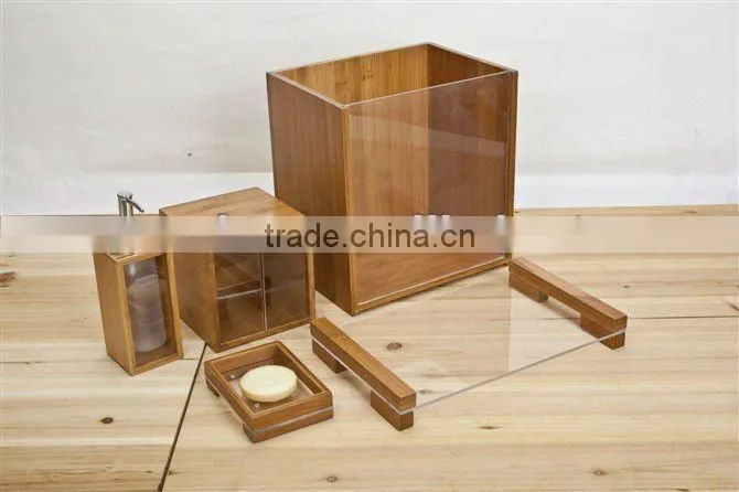 bamboo bathroom set