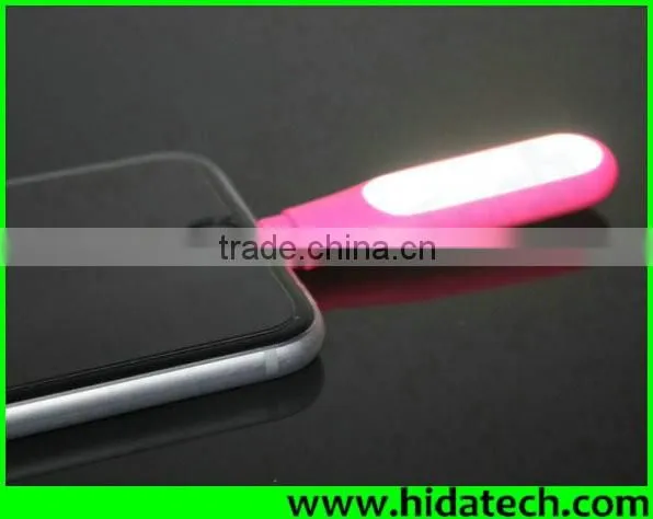 Hot selling mobile phone led mini selfie light for Apple iPhone 6 iphone 6s