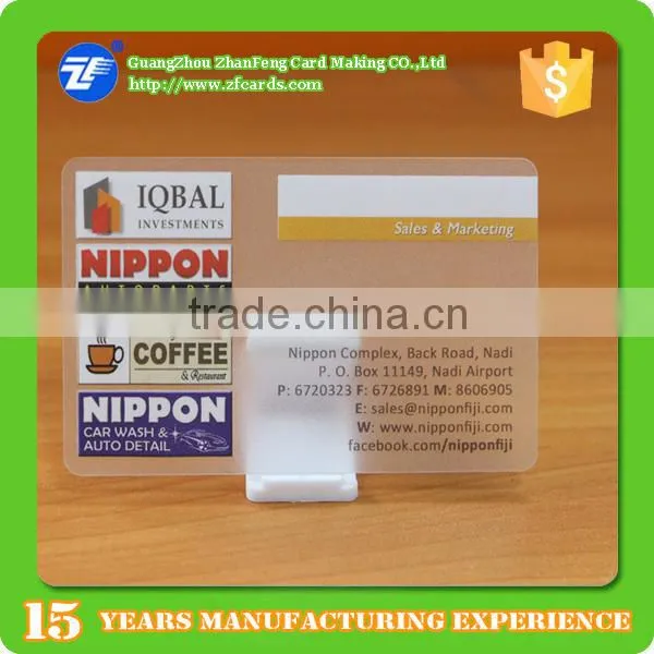 Transparent blank pvc cards cheap price on sale with good printing service