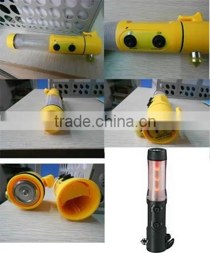 HJ-4000 auto ABS led emergency flashlight