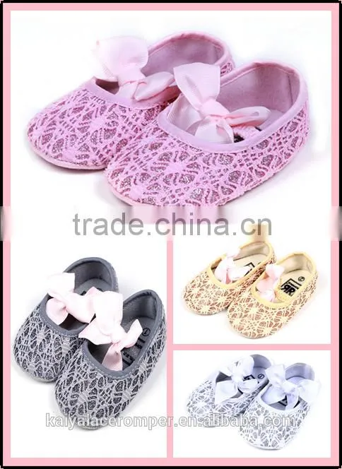 New toddler shoes, pink bowtie infant shoes ,2016 fashion baby moccasins shoes