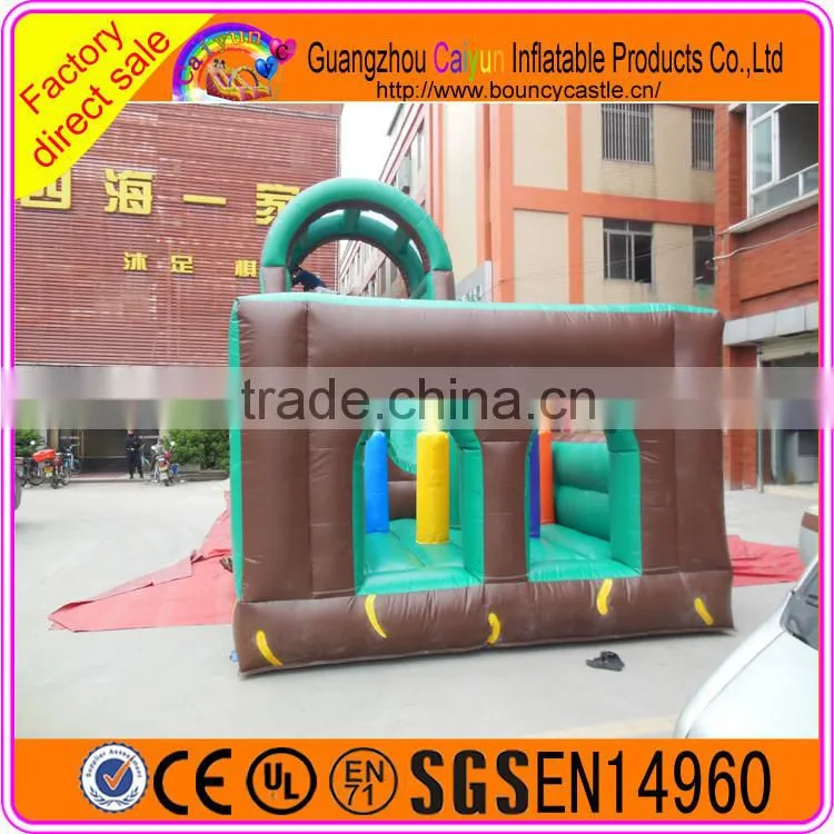 Inflatable assualt obstacle course outdoor sports for kids