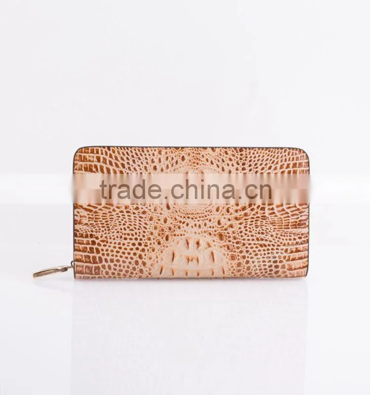 2015 new emboss brand latest design genuine leather men purses