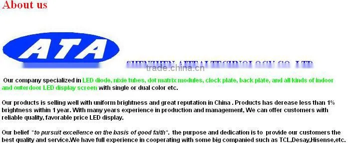 cheap price~5mm green 8x8 LED Dot Matrix display