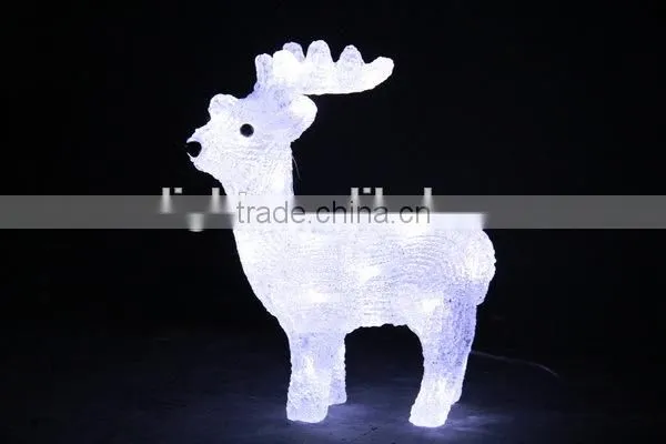 new 3D LED christmas acrylic deer motif light