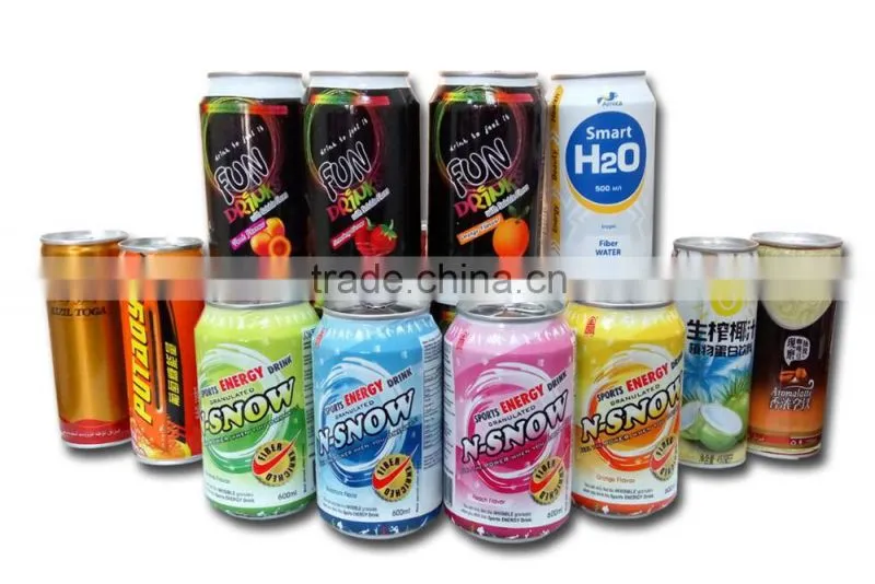 Private Label 250ml Can(tinned) Fruit Flavored Carbonated Drink in China