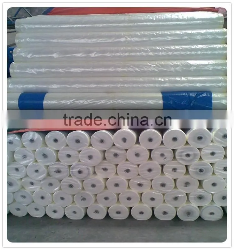 100% virgin HDPE woven greenhouse film /fruit tree cover /200 micron greenhouse film with more than 5 used years