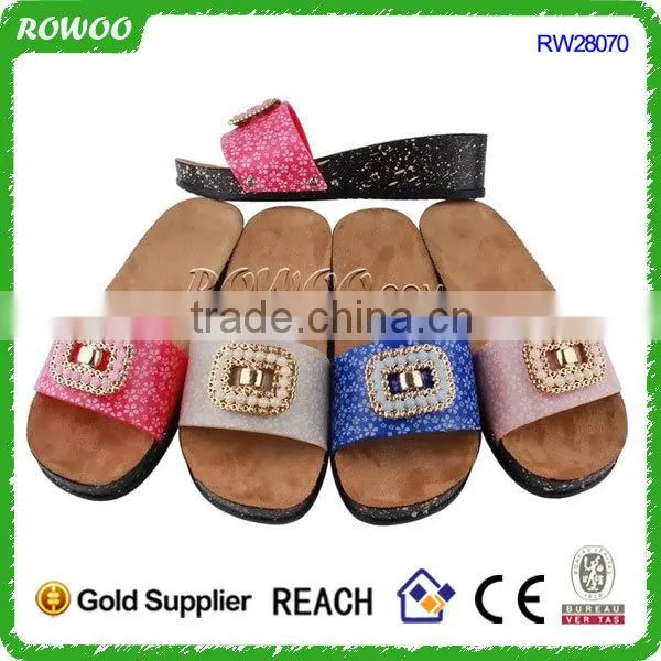 flip flops women wedge sandals, high heel wedge wood sandals, soft wood sandals