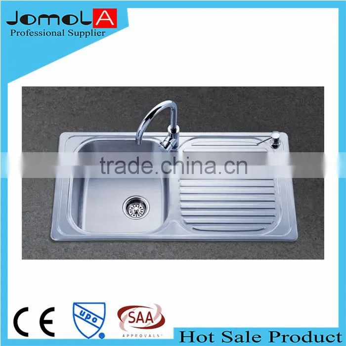 Jomola heat sink single bowl kitchen sink