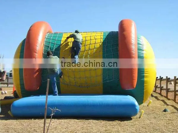 customized rock inflatable climbing wall with free logo printing
