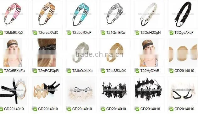 High quality hair accessory fashion handmade accessory