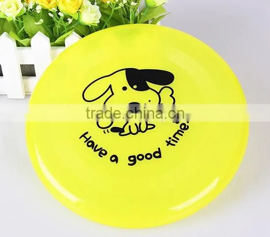 promotional and good quality plastic pet dog frisbee