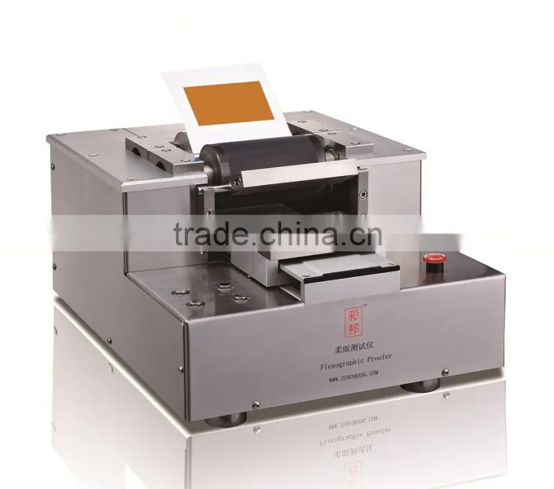 High accuracy flexo proofing machine