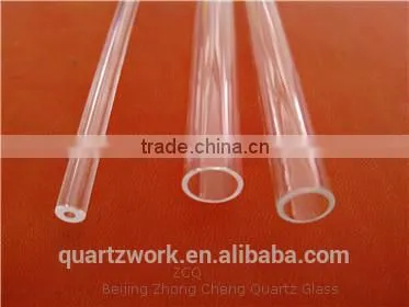 Infrared Clear Quartz Glass Pipe/tube replacing heraeus
