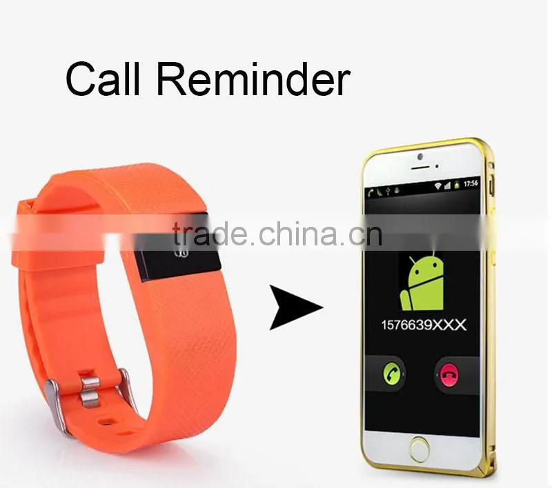Premuim 1Inch OLED Bluetooth Smart waterproof Bracelet / Wrist Band Sport 80mAh Smart Watch With Pedometer