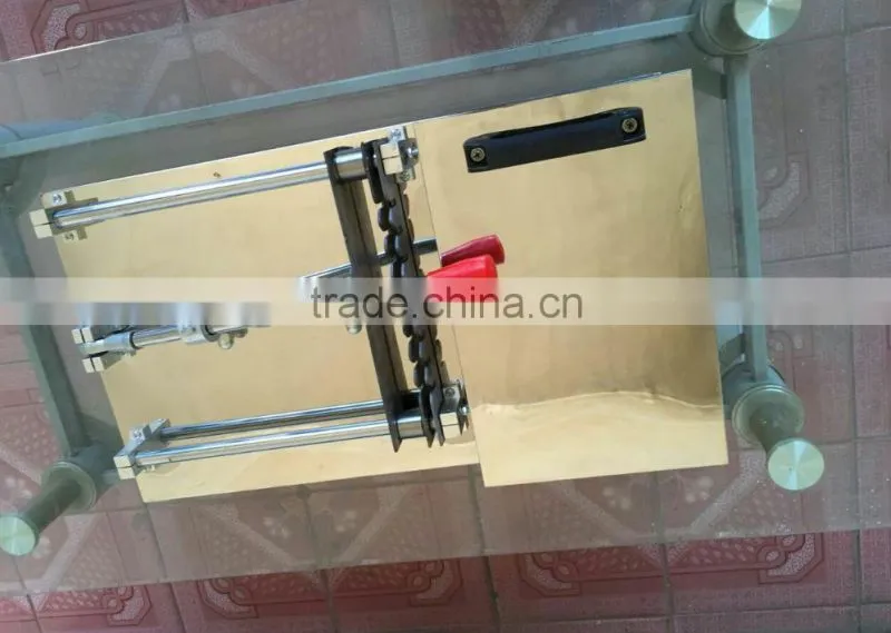 Stainless steel meat kebab machine/Manual skewer machine for sale