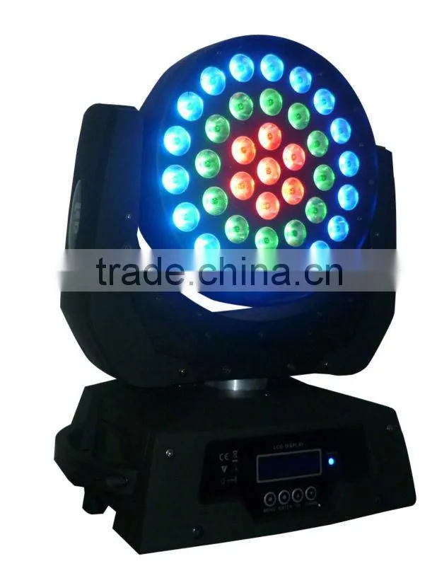 High brightness 37*9w high power led moving head light/ 37PCS LED Moving head lights with 3 circles color wheel