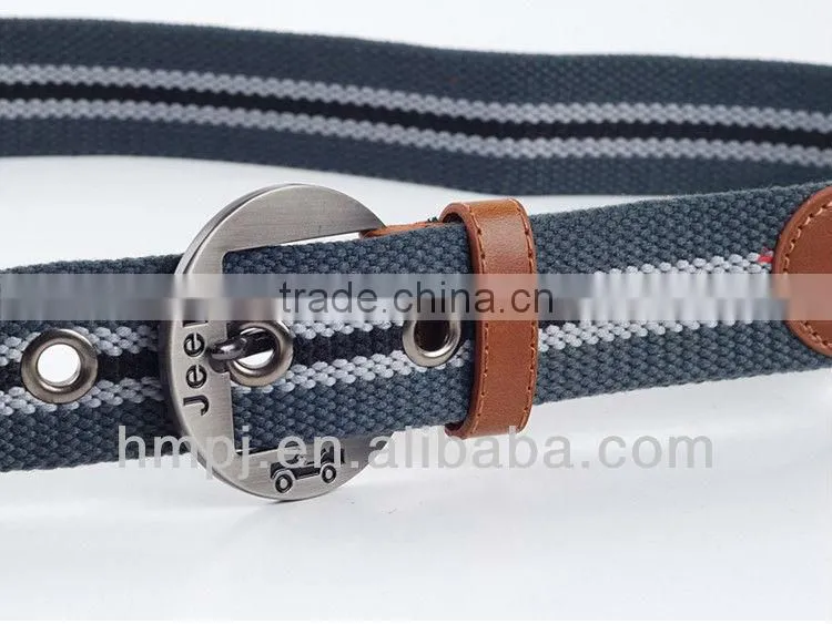 high quality 100% cotton canvas military belt with multicolor for wholesale