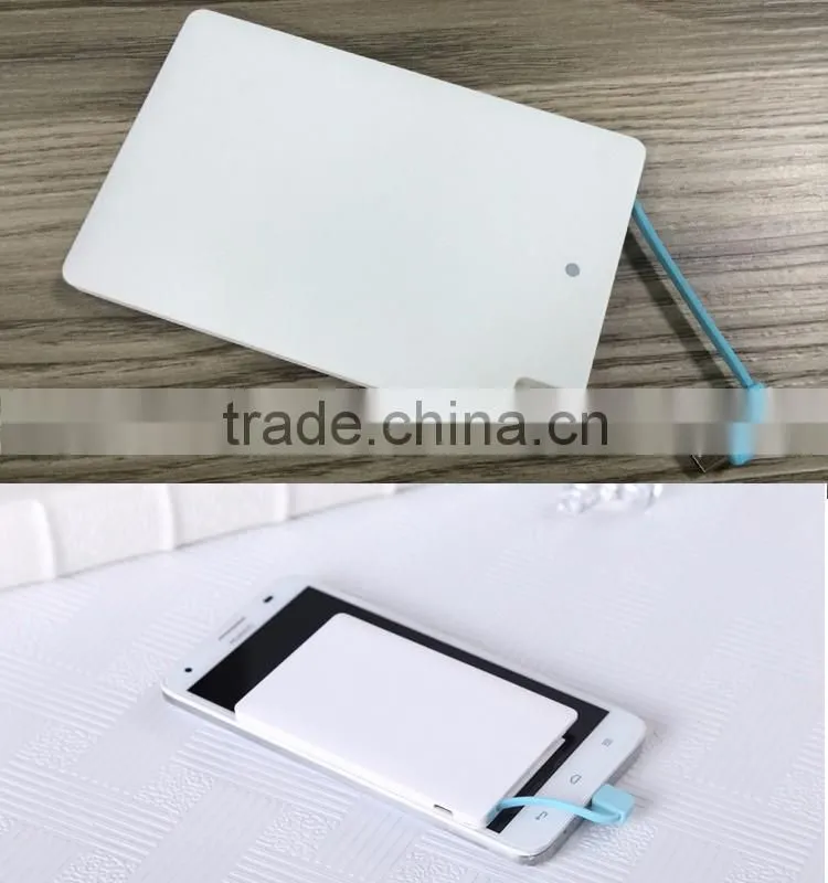 Wholesale Ultra-Slim High Quality USB Portable Smart Power Bank 2600mah New products 2016
