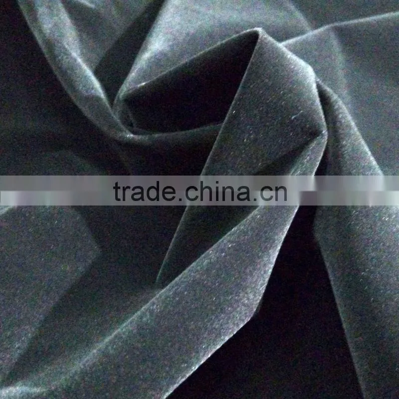 plain flock sofa fabric for hot sale