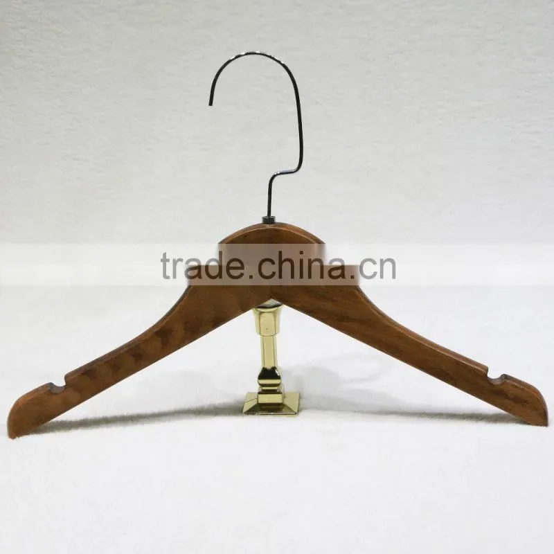 Laminated fashion wooden hanger for wholesale clothes