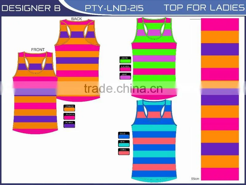 Dazzle colour stripe fashion vest
