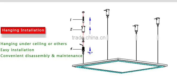 2015 rectangle the shape LED surface panel light