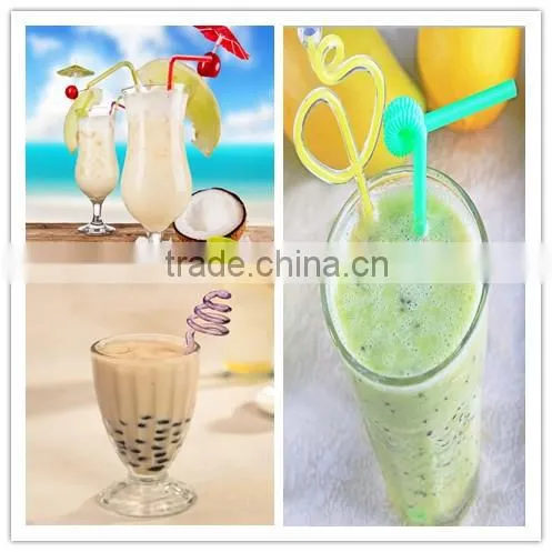 Plastic drinking straw for pearl milk tea