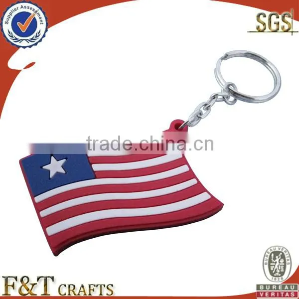 2014 custom soft pvc rubber keychain for promotions