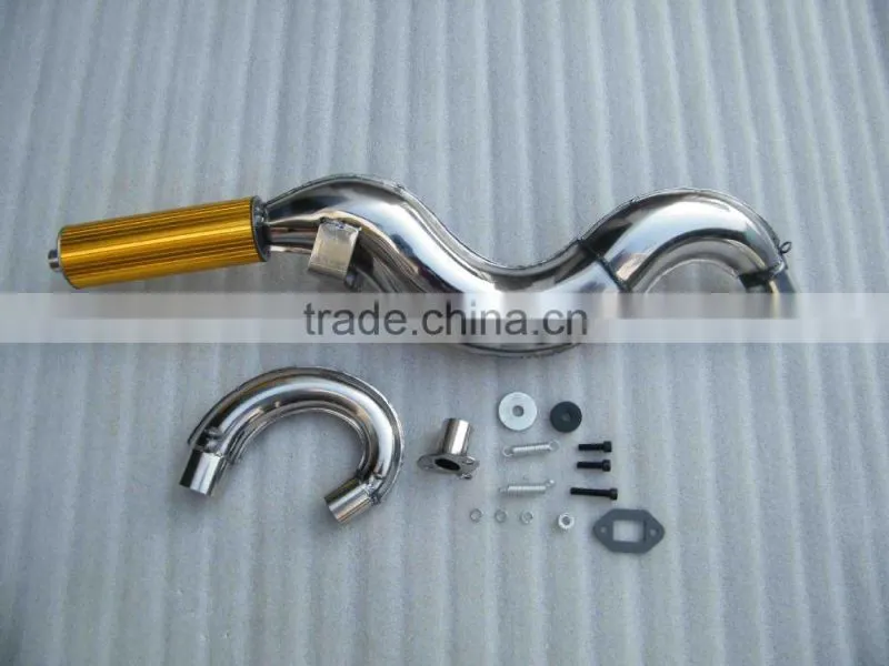 Motorcycle Ehaust Muffler for 2 Stoke 47cc-49cc Pocket bike