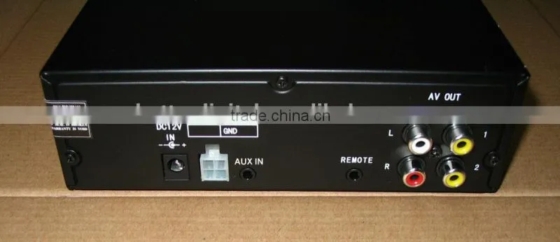 Car dvd with FM transmitter and USB/SD