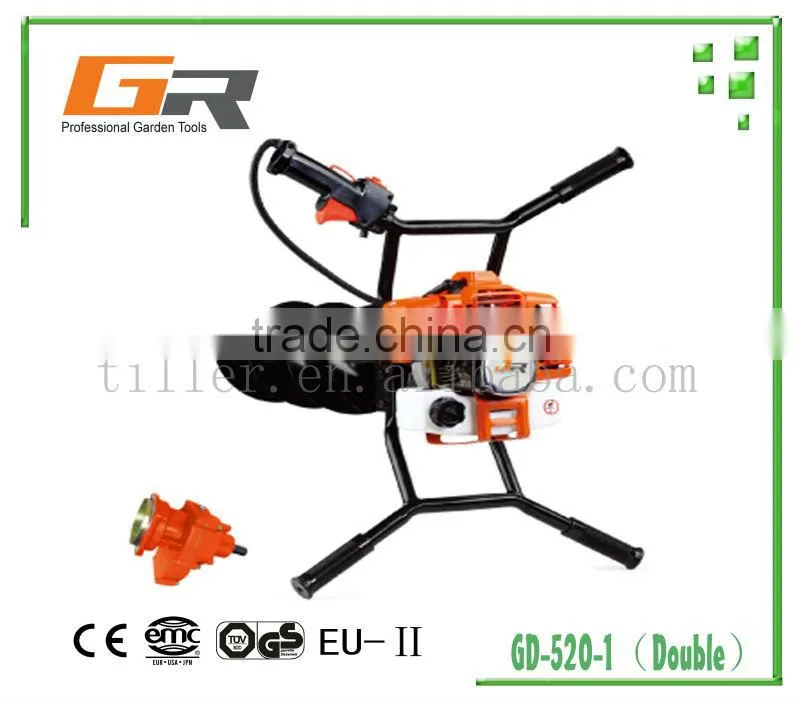 Double Gasoline Earth Driller / Ice driller GR-520-1
