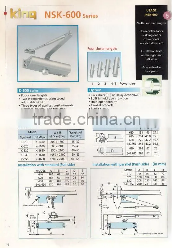 Korea Top quality door closer