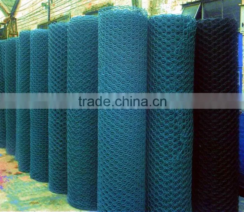 galvanized hexagonal gabion wire mesh/gabion protective mesh/gabion mesh roll