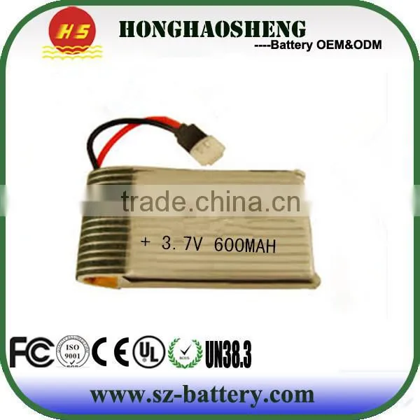 In Store High Quality 3.7v 600mah 802540 Polymer Li-ion Battery for Drone