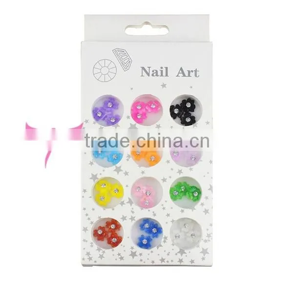 12 holes nail rhinestone box,nail decoration box,nail art rhinestone SS6
