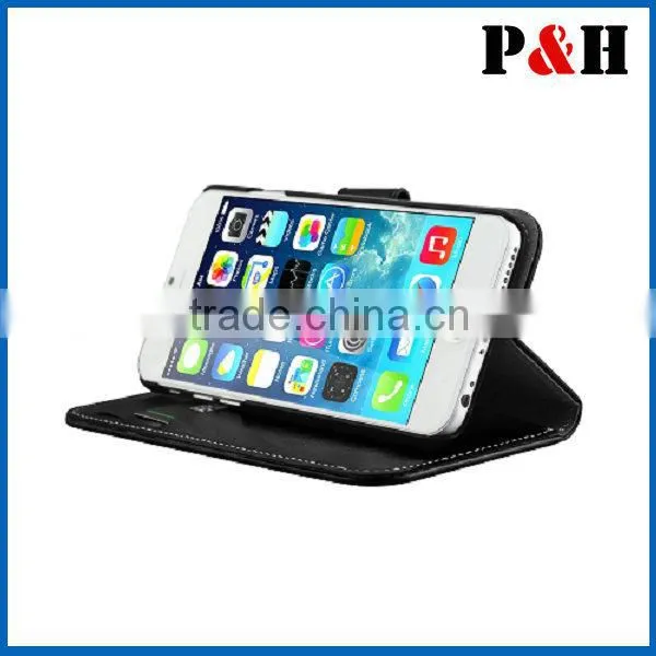 Magnetic Book Wallet Pu Leather Case Cover For iPhone 6