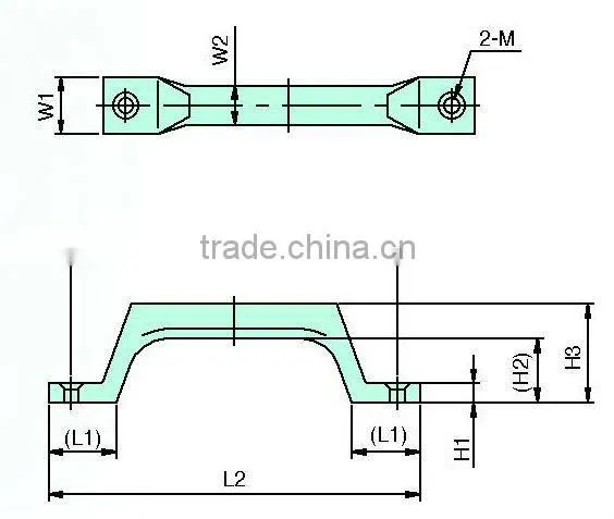 Communication devices stainless steel drawer pull