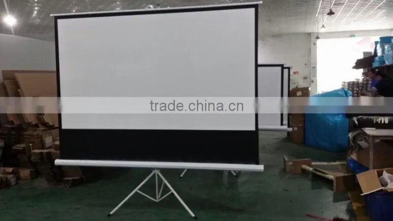 High quality screen Outdoor projector screen,projector screen motorized Tripod 100inch 16:9