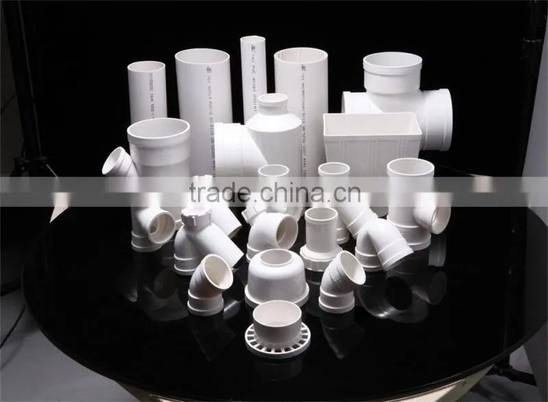 Manufacture Water Supply Plastic Pvc Water Pipe/ PVC fitting reducer tee