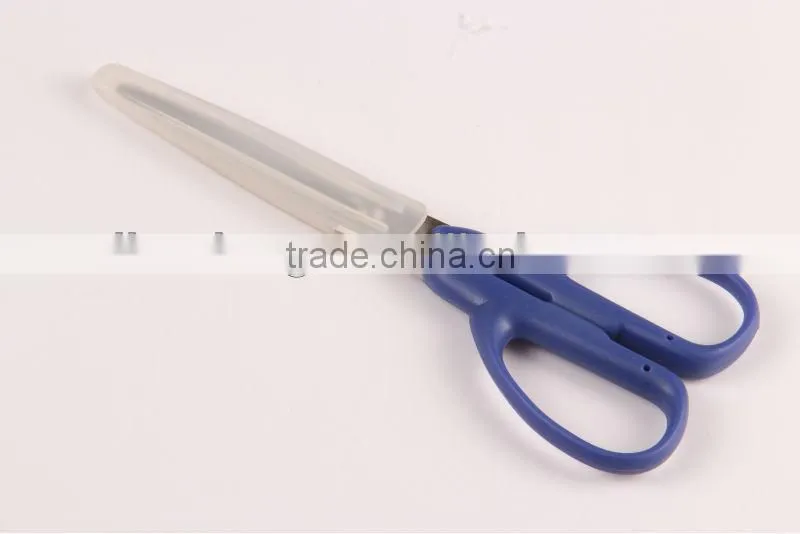 High quality stainless steel household scissors with cap