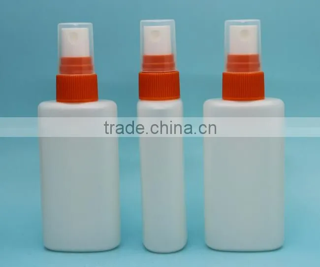 60ml Plastic PE bottle with mist sprayer, 2 oz small plastic spray bottle
