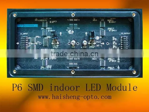 indoor advertising small led display screen P6 6mm pixel pitch