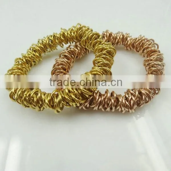 stainless steel jump ring bracelets fashionable bangle
