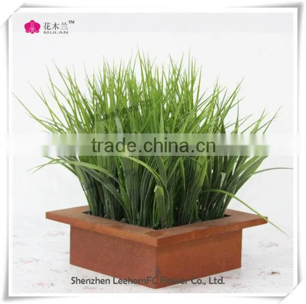 artificial grass potted grass plants