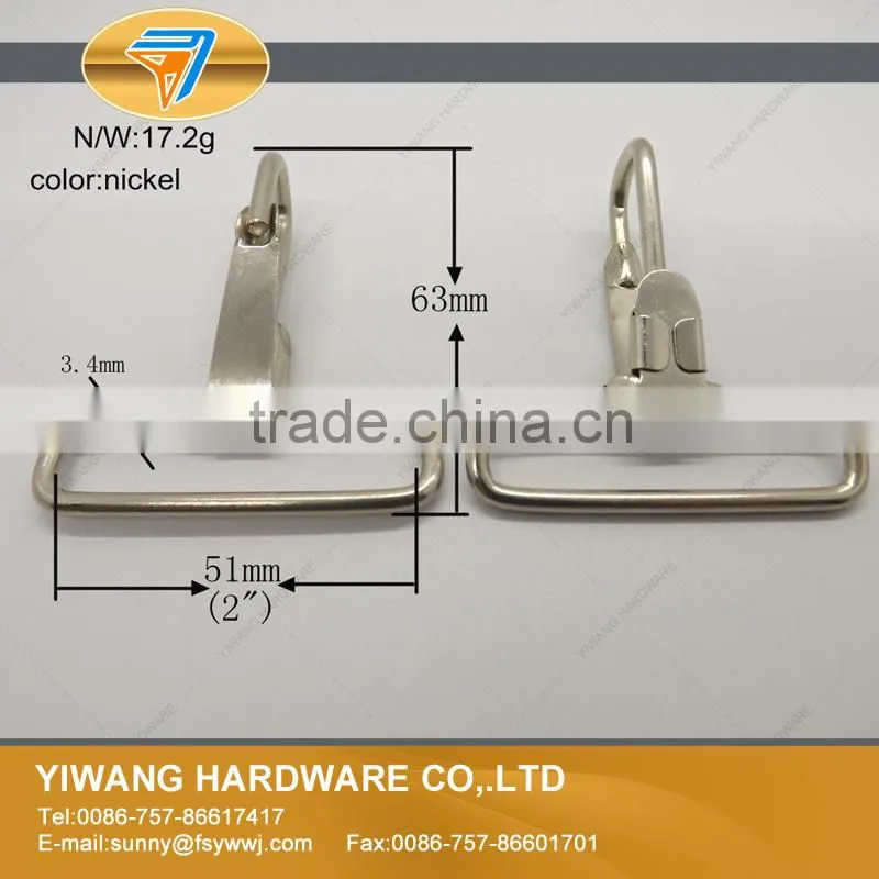 2015 china supplier nickel black iron snap hook for purses and handbags