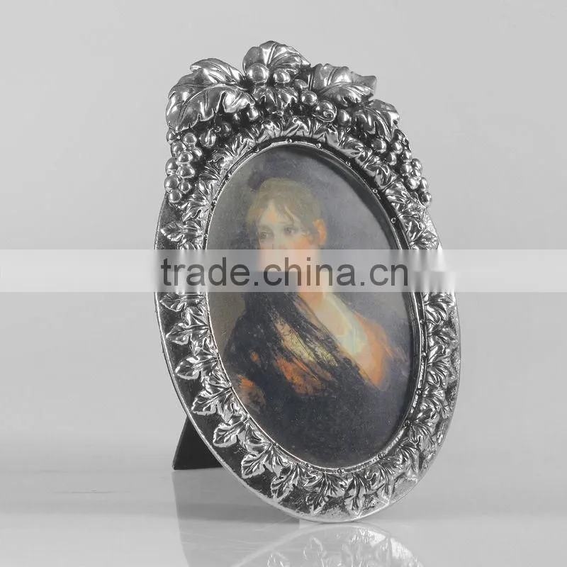 DS130019 antique Grape shape sculpture photo frame wedding gift&souvenir