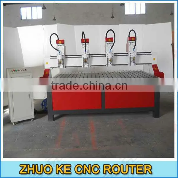 Multy-spindle CNC Router 2513 four spindle 2500*1300*200mm