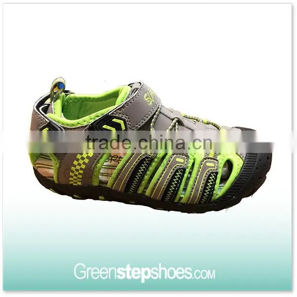Black TPR Action Leather Sandals Kids Sandal Boys Children Footwear Sandals