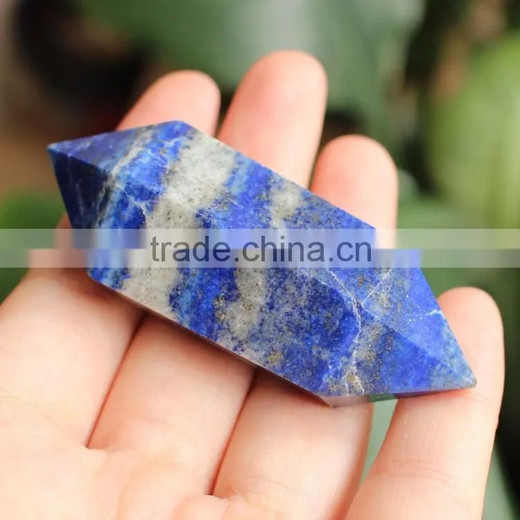 wholesale natural blue lapis lazuli quartz wand crystal point